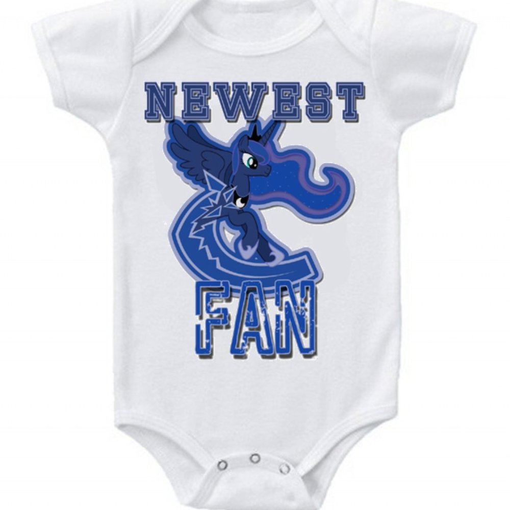 New Cute Baby One Piece Hockey Canucks